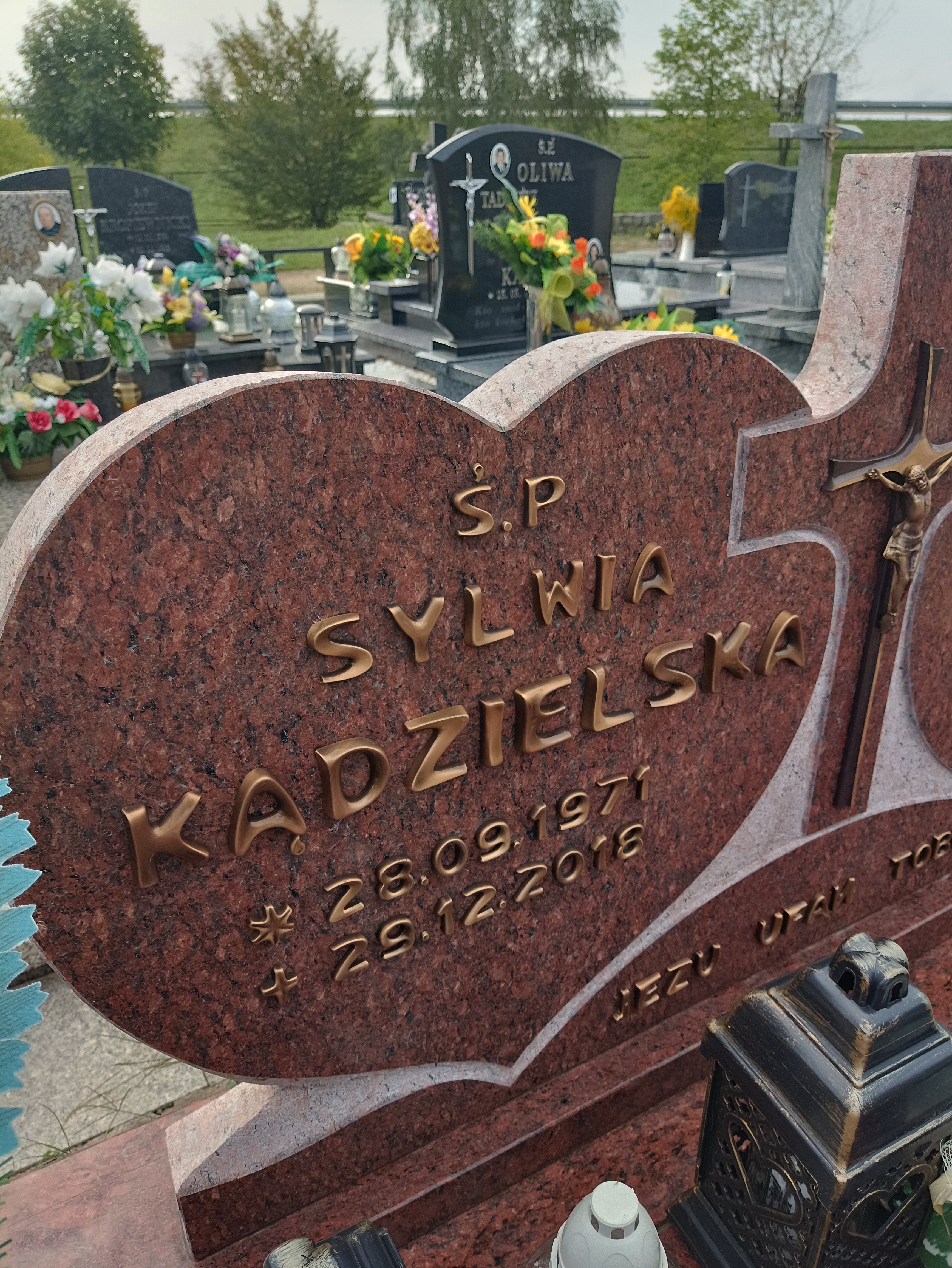 Sylwia Kądzielska  1971 Brzeg - Grobonet - Wyszukiwarka osób pochowanych