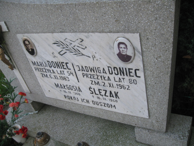 Małgorzata Ślęzak 1960 Brzeg - Grobonet - Wyszukiwarka osób pochowanych