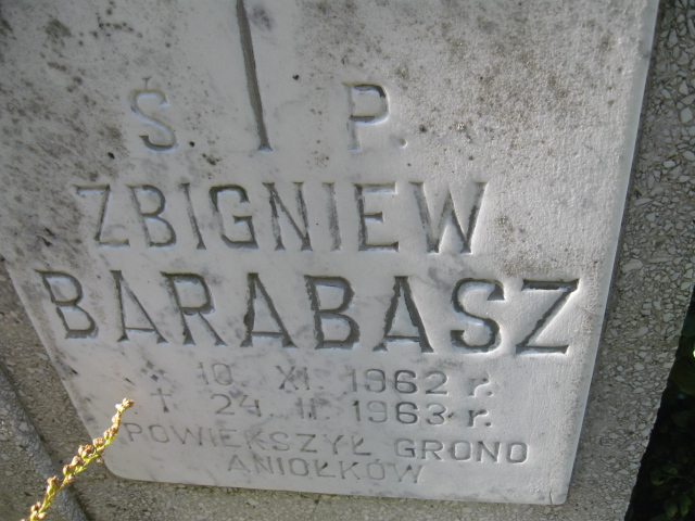 Zbigniew Barabasz 1962 Brzeg - Grobonet - Wyszukiwarka osób pochowanych