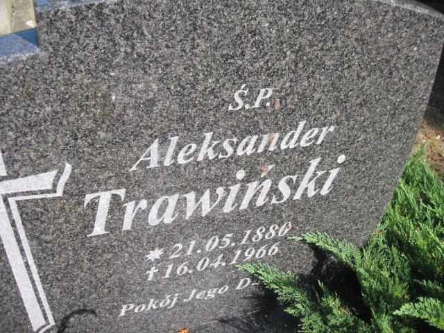 Aleksander Trawiński 1880 Brzeg - Grobonet - Wyszukiwarka osób pochowanych